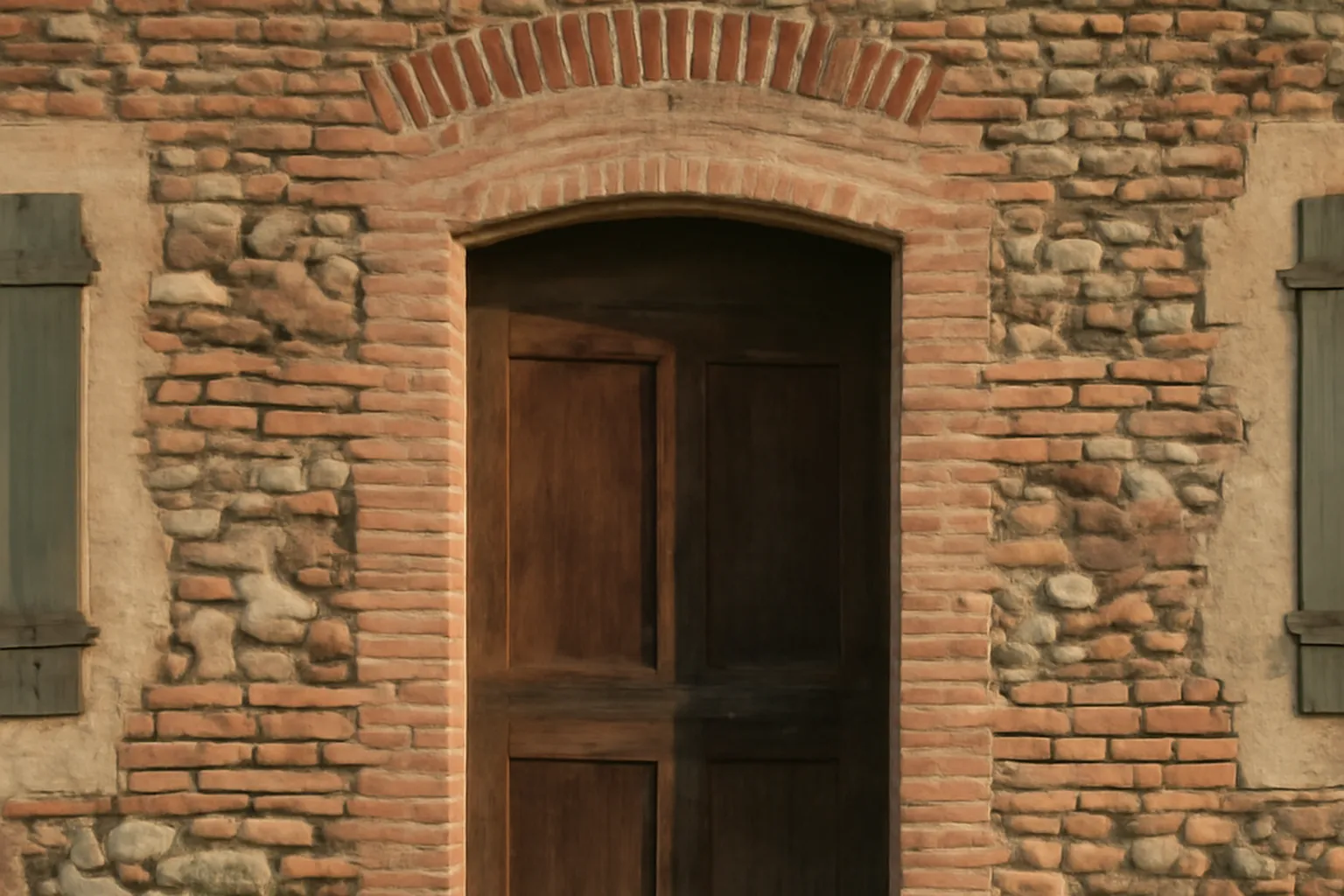 La maison toulousaine, entre galets de Garonne et brique foraine