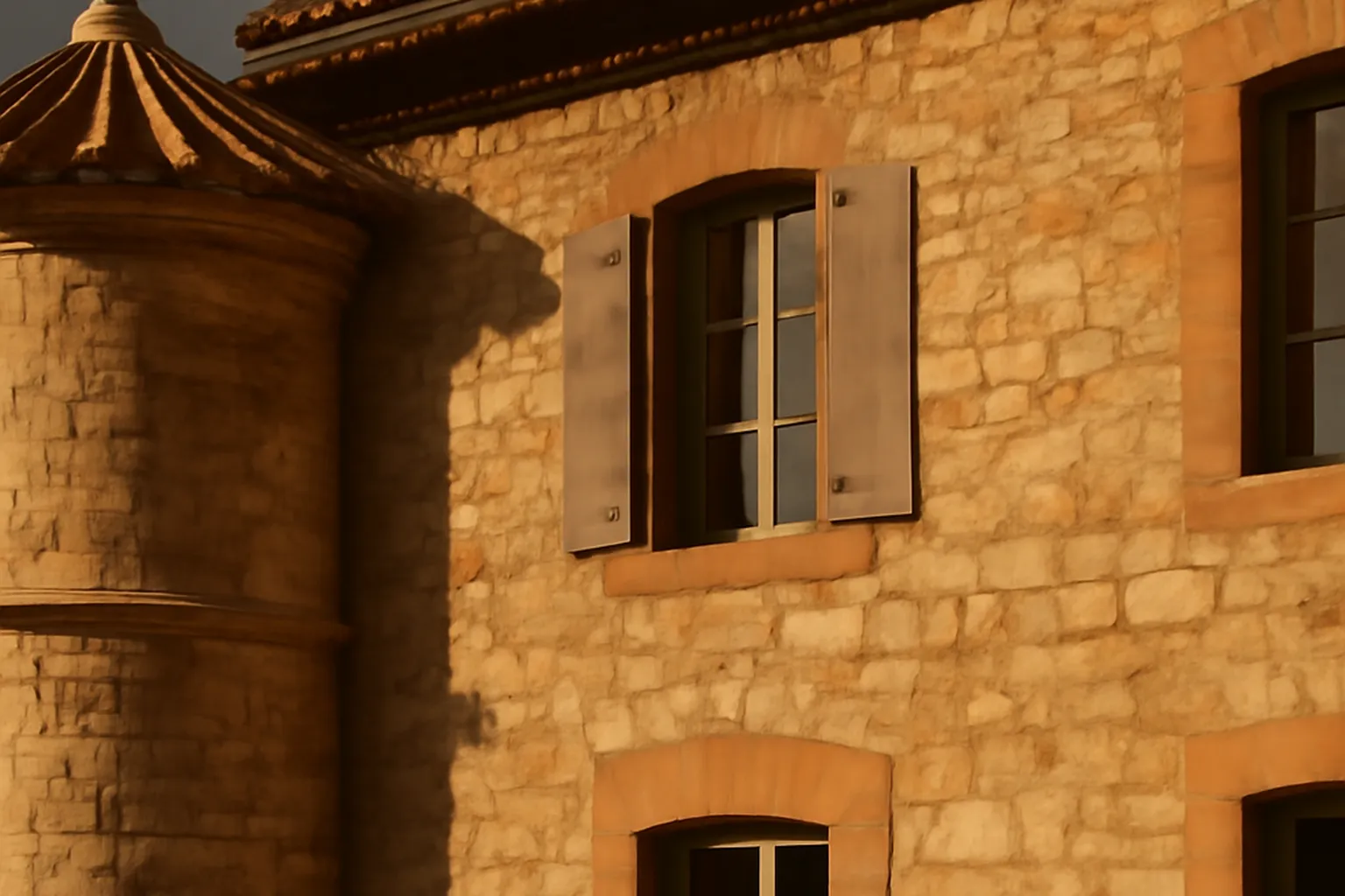 Bâti patrimonial du village de Saint-Agnan dans le Tarn